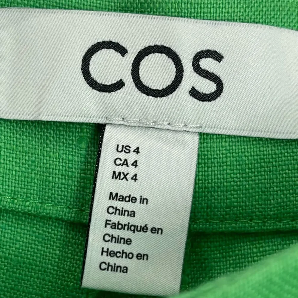 COS 100% linen wide leg trousers